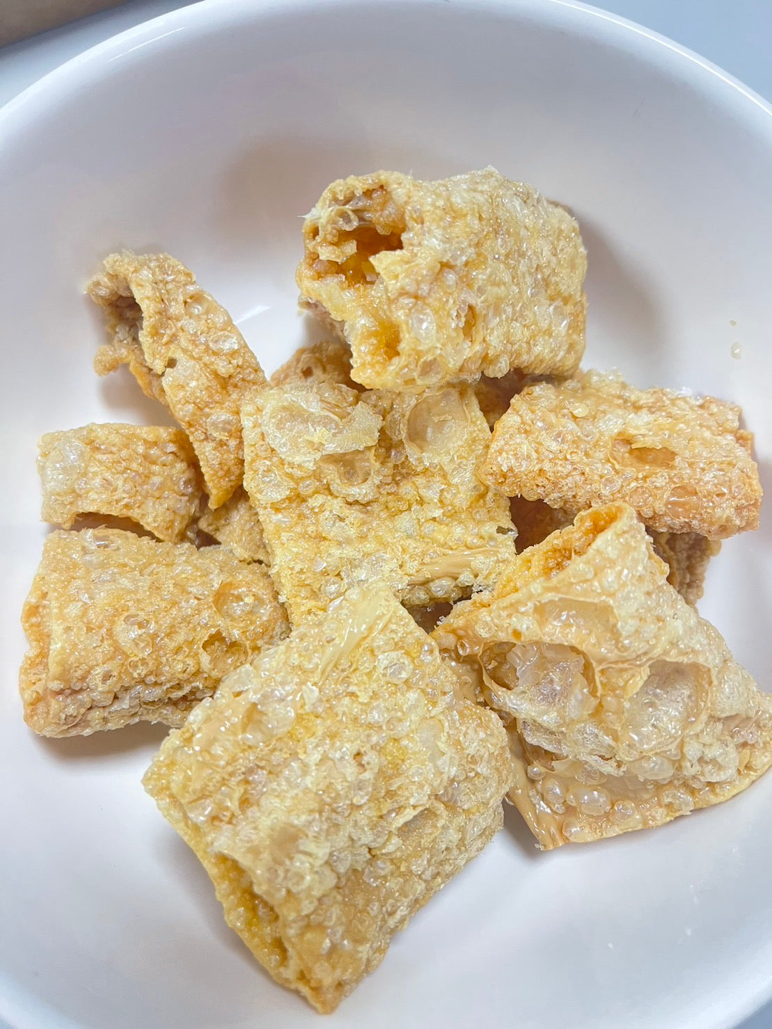 Fried Beancurd Curl (small) 豆皮管 (角螺)