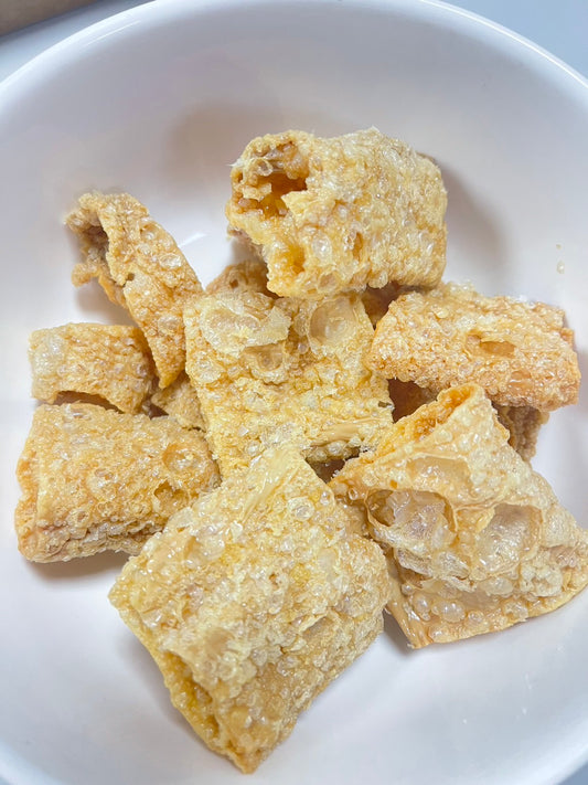 Fried Beancurd Curl (small) 豆皮管 (角螺)