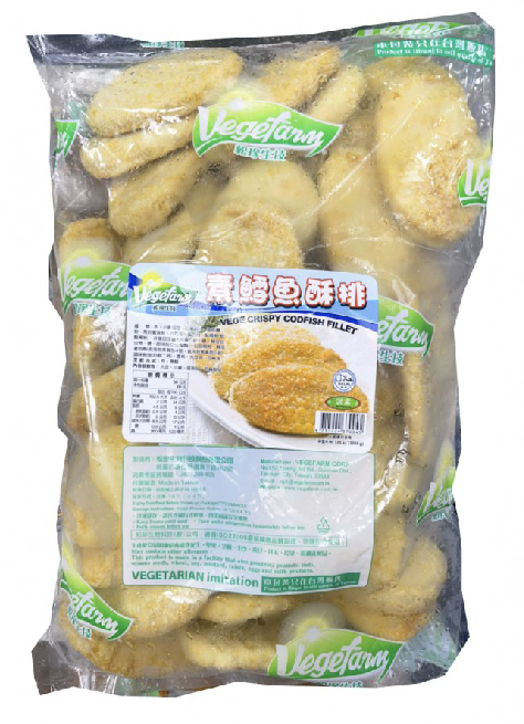 VF Vegetarian Soy Fillet (Ovo Vegetarian) 松珍鱈魚酥排(蛋素)