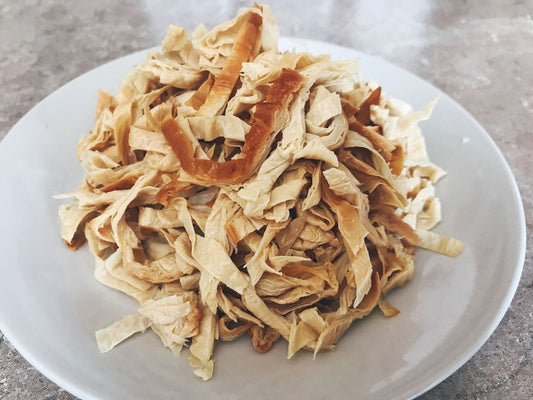 Frozen Smoked Soybean Beancurd (Vegan) 冷凍燻豆皮絲 (全素)