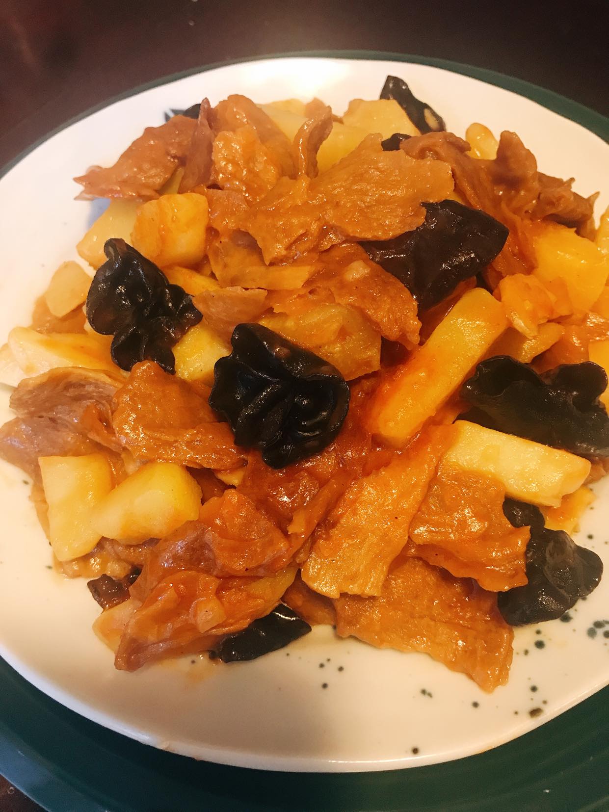 Fried Wheat Gluten (Seitan) Strips (Vegan) ”芳“皮絲 (全素)
