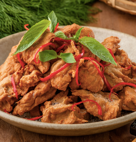 Vegetarian Soy Popcorn Chicken (Ovo Vegetarian) 燒燙燙鹹酥G(蛋素)