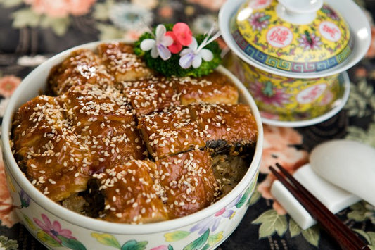 Vegetarian Teriyaki Soy Eels (Ovo-Lacto Vege) 蒲燒鰻 (蛋奶素)