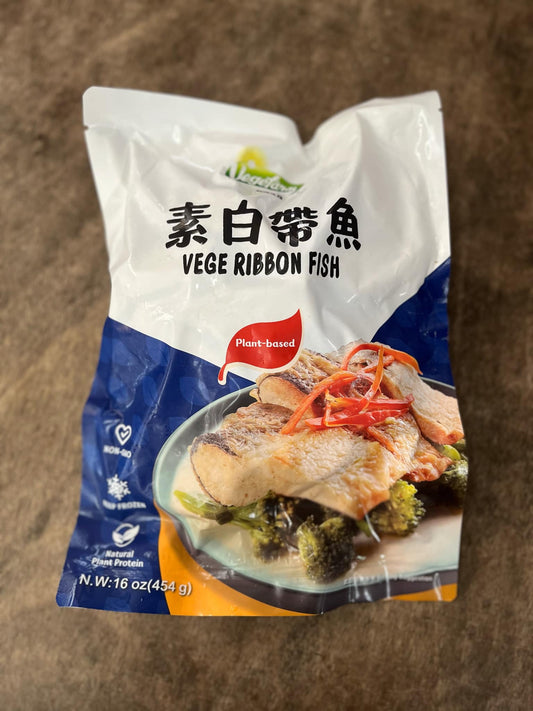 VF Vege Soy Ribbon Chunk (Ovo-Lacto Vege)  [松珍] 素白帶魚 (蛋奶素)