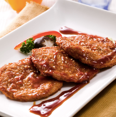 VF Vege BBQ Cutlet (Ovo-Lacto Vege) - Small  [松珍] 紅燒排 (蛋奶素) - 小