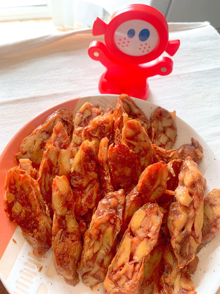 Vegan Anka Gluten Sausage  全素紅糟香腸