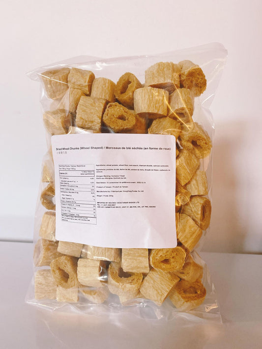 Dried Wheat Chunks (Wheel Shaped) (Vegan) 小麥養生腸 (全素)