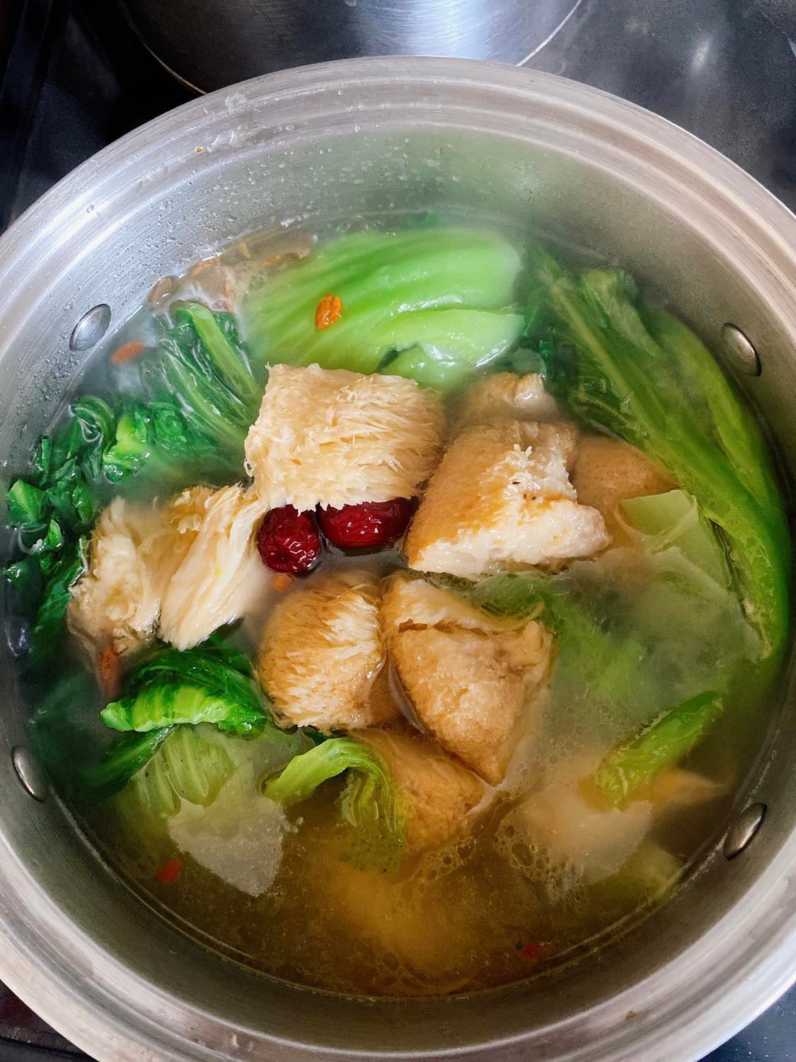 Veggie Seasoned Hericium Soup (Ovo-Vege) [好滋味]御品麻油猴頭菇 (蛋素)