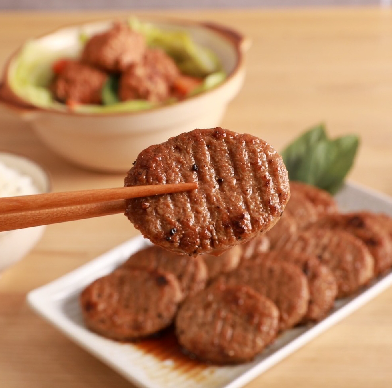 素黑胡椒牛小排含醬 (蛋奶素）Vegetarian Soy (Mini) Steak - Comes with Black Pepper Sauce (Ovo-Lacto Vegetarian)